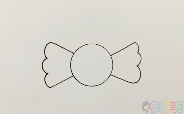 糖果简笔画画法,小朋友画糖果画法-3