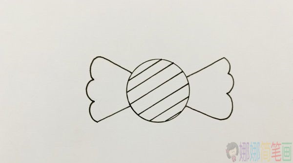 糖果简笔画画法,小朋友画糖果画法-4