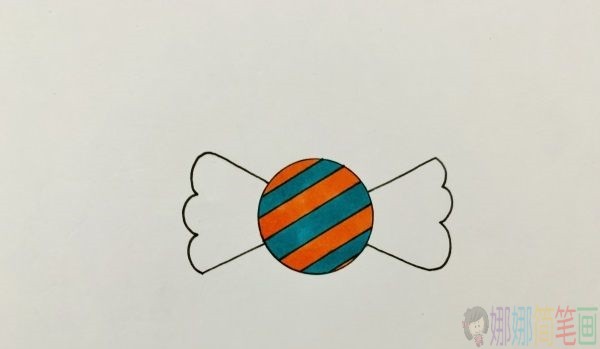 糖果简笔画画法,小朋友画糖果画法-5