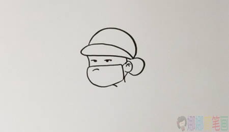 环卫工人简笔画,环卫工人儿童画法步骤-2