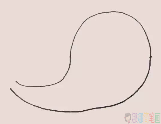 海豹简笔画,海豹儿童画画法-3
