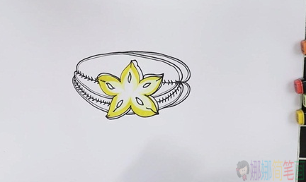 洋桃简笔画,洋桃怎么画-4