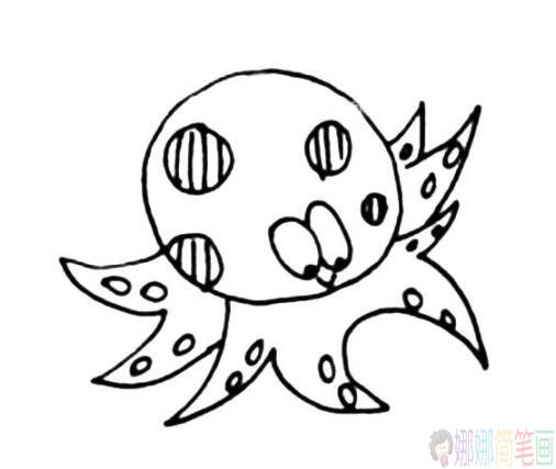 各种章鱼简笔画画法-1