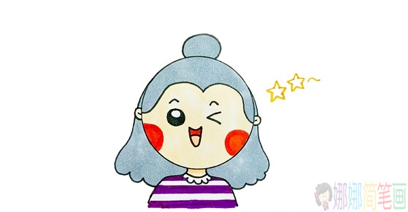 美术老师怎么画,简单的美术老师简笔画-1