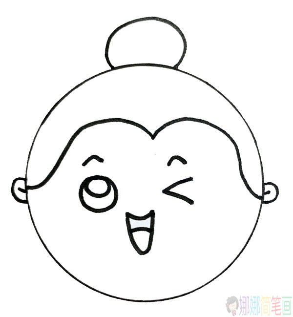 美术老师怎么画,简单的美术老师简笔画-4