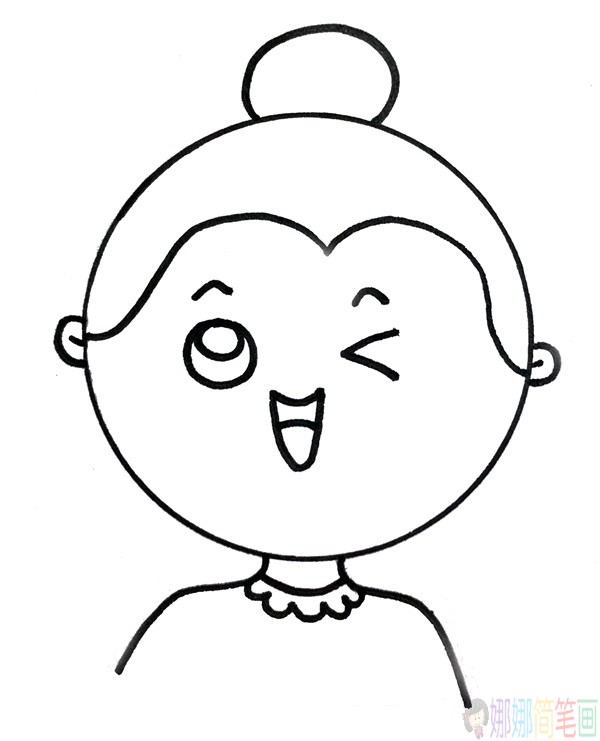 美术老师怎么画,简单的美术老师简笔画-5