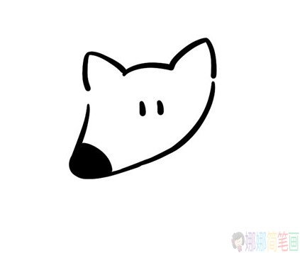 简单易学的小狐狸简笔画-4