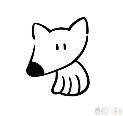 简单易学的小狐狸简笔画-6