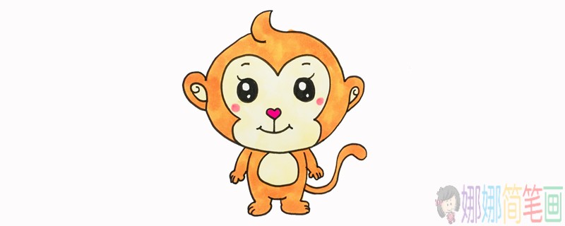 金丝猴怎么画简单-1