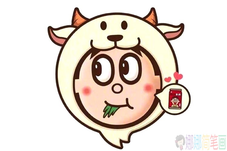 各种可爱的Q版旺仔简笔画图集-4