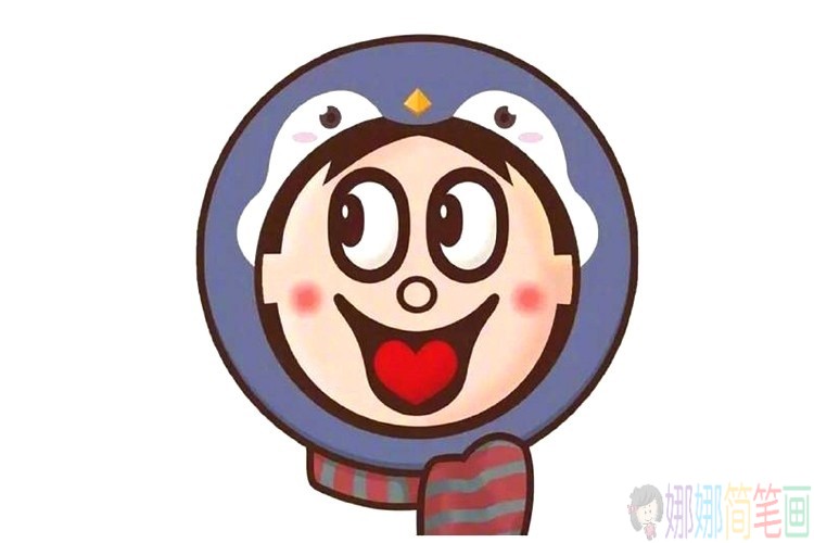 各种可爱的Q版旺仔简笔画图集-7