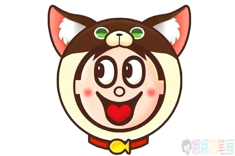 各种可爱的Q版旺仔简笔画图集-9