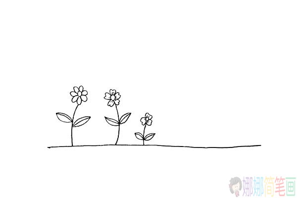 好看的向日葵的简笔画,向日癸的画法-7