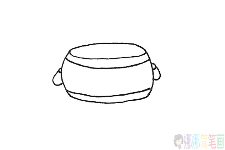 大鼓简笔画,大鼓的画法-5