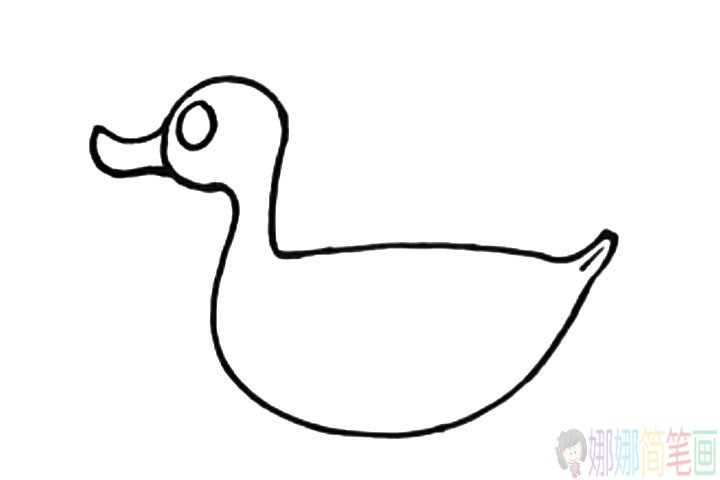 小鸭子的简笔画法-4
