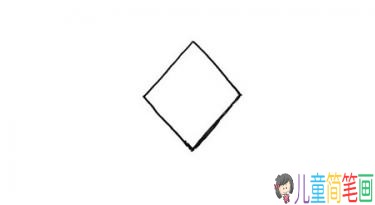 喜庆的中国结简笔画画法步骤-1