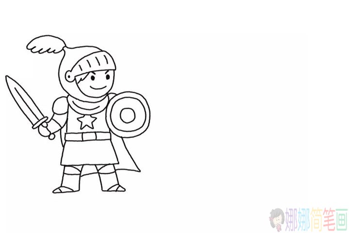英雄打怪兽怎么画-4