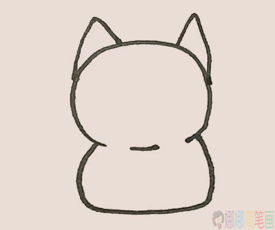 小橘猫简笔画法,小橘猫怎么画-3