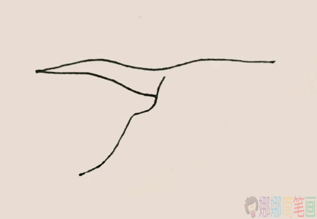 仙鹤怎么画,简笔画仙鹤的画法-3