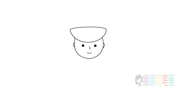 帅气的警察叔叔怎么画-5