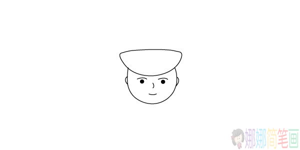 帅气的警察叔叔怎么画-6
