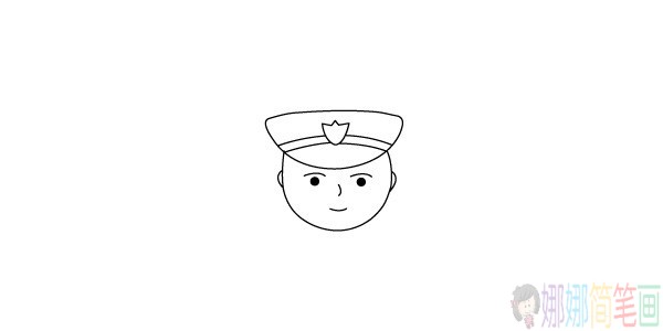 帅气的警察叔叔怎么画-8