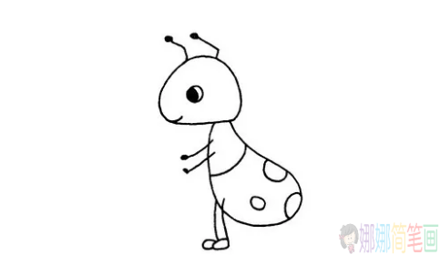 小蚂蚁怎么画,蚂蚁的画法-4