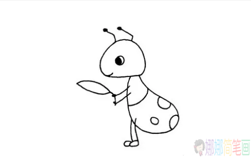 小蚂蚁怎么画,蚂蚁的画法-5