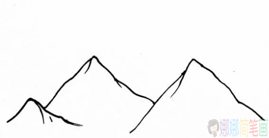 山脉怎么画,喜马拉雅山的画法-1