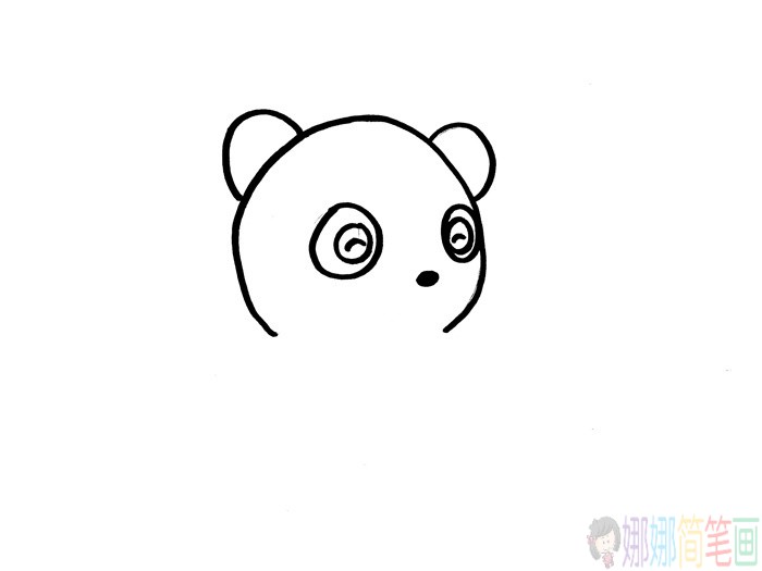 大熊猫简笔画教程,大熊猫简笔画法-1