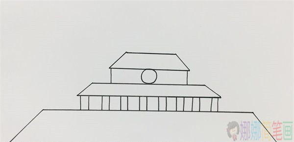 天安门的简单画法-3