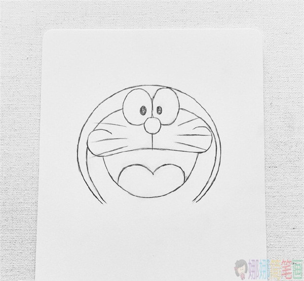 哆啦A梦简笔画,教小朋友画叮当猫-3
