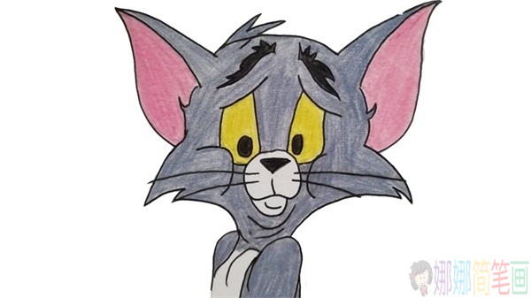汤姆猫动画人物简笔画-1