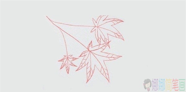 枫叶简笔画,枫叶的简单画法-1
