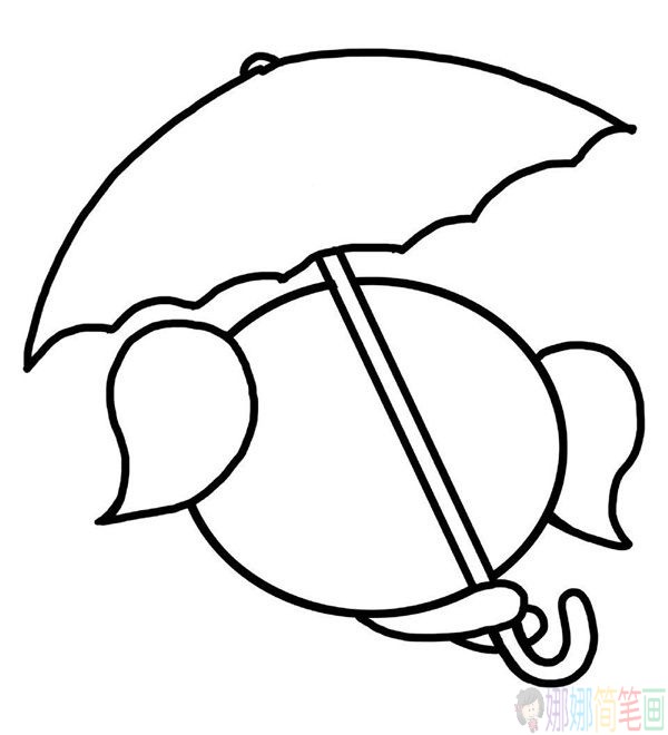 飞天小女警泡泡动画人物简笔画-4