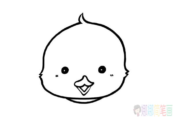 小黄鸭儿童简笔画图画-5