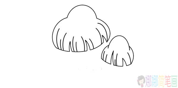 蘑菇简笔画,蘑菇怎么画好看-3