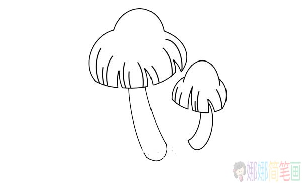 蘑菇简笔画,蘑菇怎么画好看-4