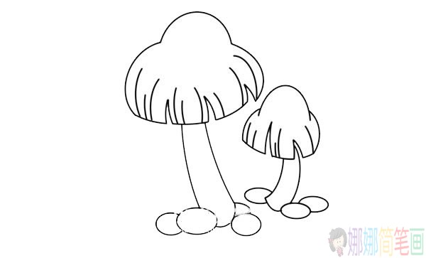 蘑菇简笔画,蘑菇怎么画好看-5