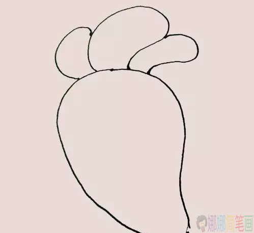 萝卜简笔画画法,萝卜怎么画-3