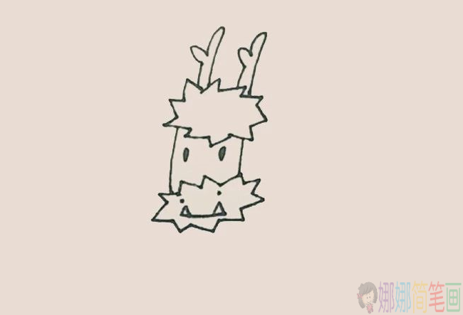 中国龙儿童简笔画图片,飞龙简笔画图片-3