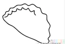 幼儿简笔画水饺图片教程-4