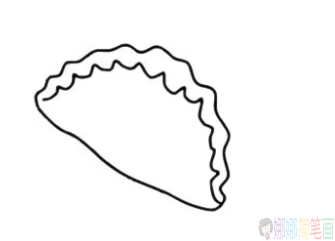 幼儿简笔画水饺图片教程-5