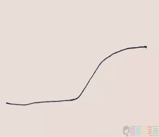 漂亮的高跟鞋简笔画图片步骤-1