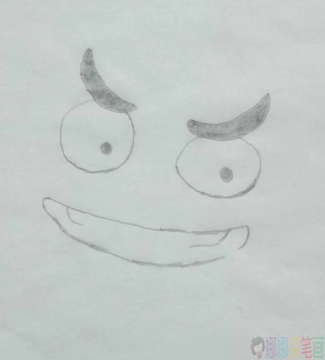 简笔画灰太狼怎么画,可爱的灰太狼简笔画画法步骤教程-2