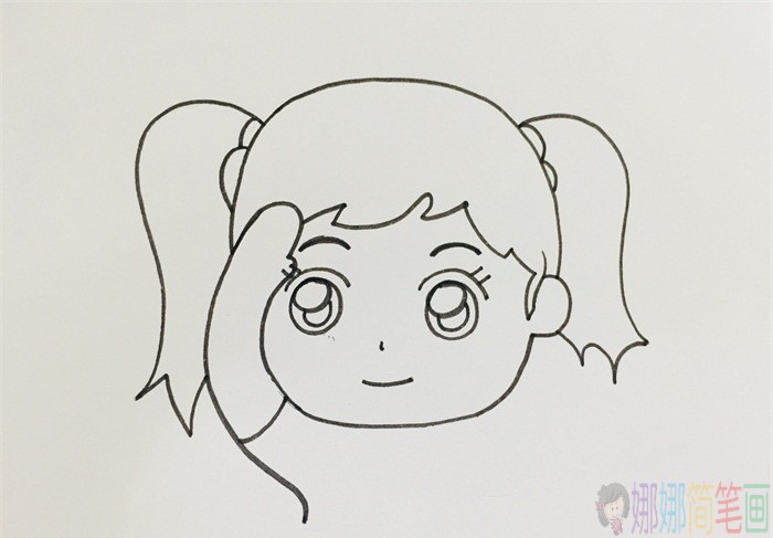 少先队员敬礼简笔画画法步骤-3