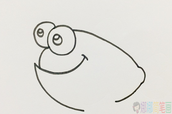 热带鱼简笔画,热带鱼少儿绘画-3