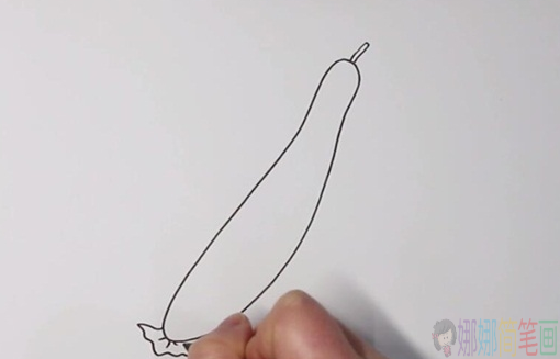 黄瓜简笔画,黄瓜少儿绘画-3
