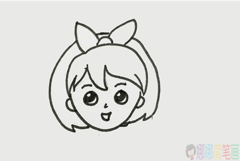 简单易学的女孩简笔画教程-2