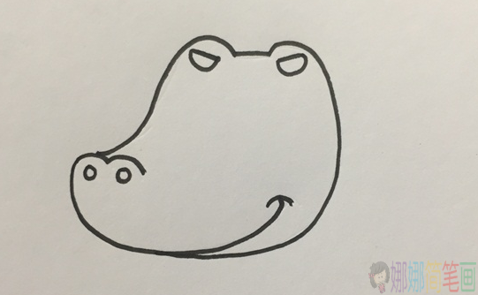 鳄鱼简笔画,鳄鱼怎么画好看-2